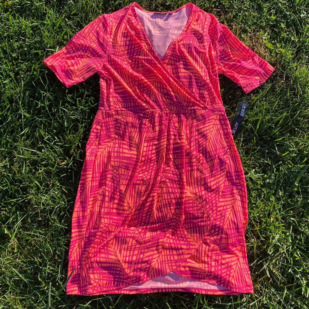 Faux wrap dress NWT